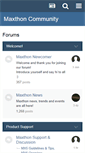 Mobile Screenshot of forum.maxthon.com